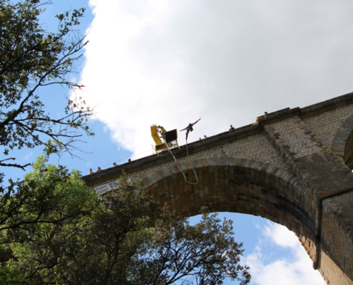 seajump saut elastique viaduc Adrénaline extrême